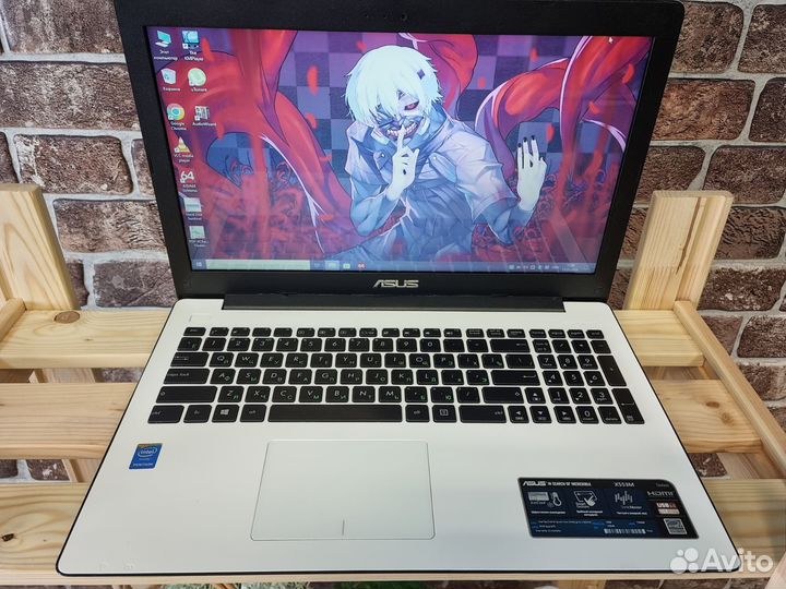 Asus X553m 4 ядра/8GB/HD/SSD 128GB
