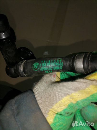 Шланг системы охлаждения BMW 5 F07/F10/F11 рест