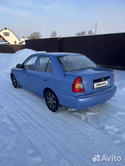 Hyundai Accent 1.5 МТ, 2005, 231 000 км