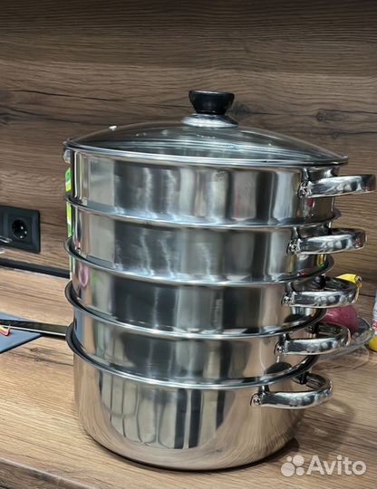Мантоварка-паровара из нержавеющей стали