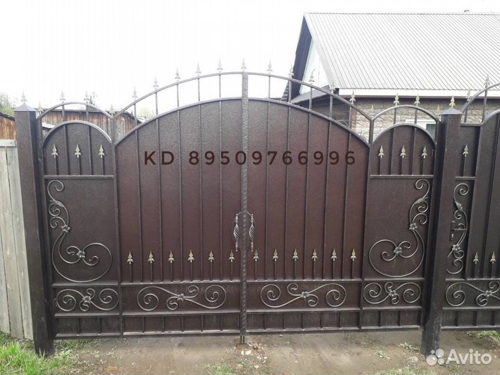 Ворота кованые