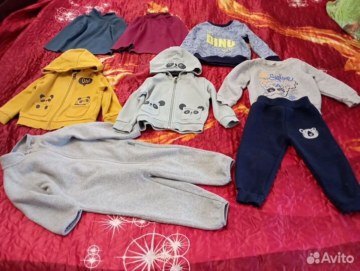 Детские вещи пакетом на мальчика 86 92