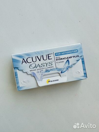 Линзы контактные acuvue oasys for astigmatism