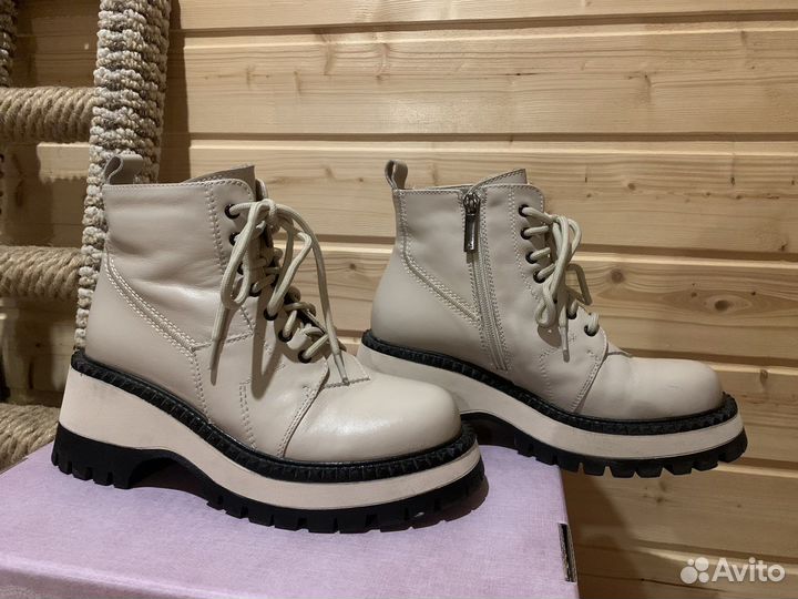 Ботинки женские кожаные 36