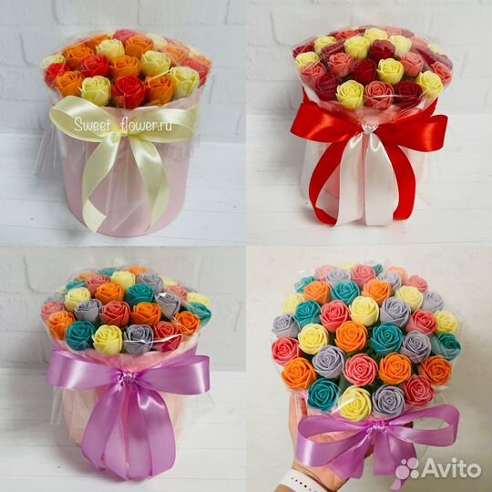 Букет из шоколадных роз