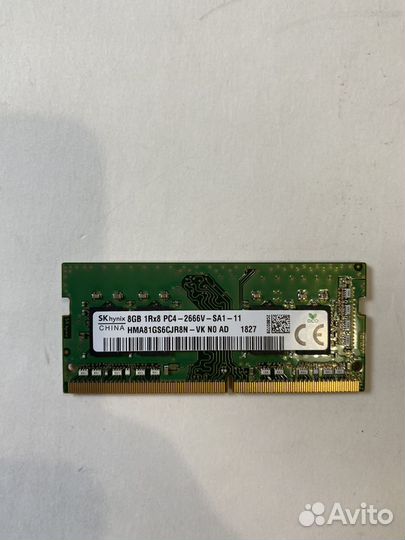 Z9H56AA Оперативная память HP 8GB DDR4-2400 sodimm