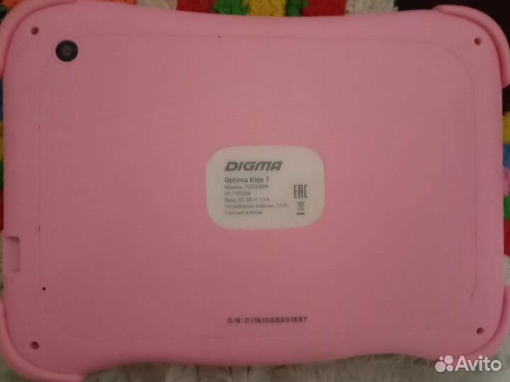 Детский планшет Digma Kids