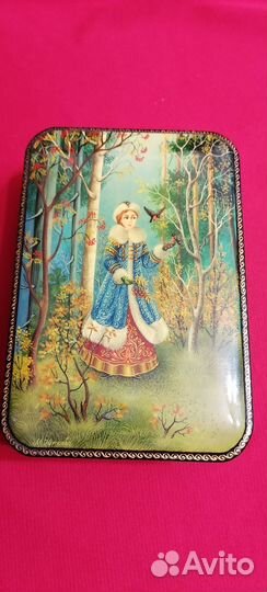 Шкатулка М. Юркова 16x11см