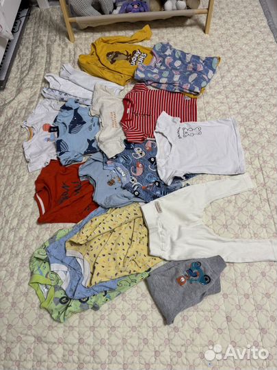 Пакет вещей на мальчика 80 86 размер