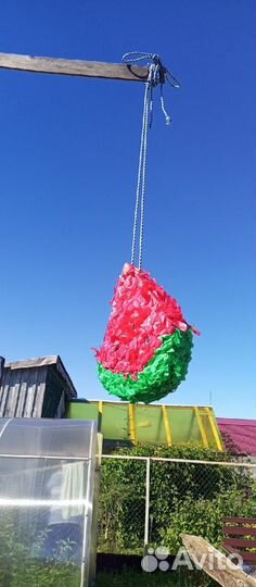 Пиньята майнкрафт/арбуз/сердце