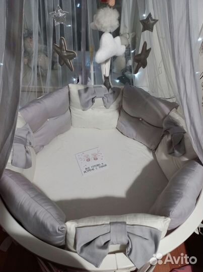 Бортики в детскую кроватку комплект