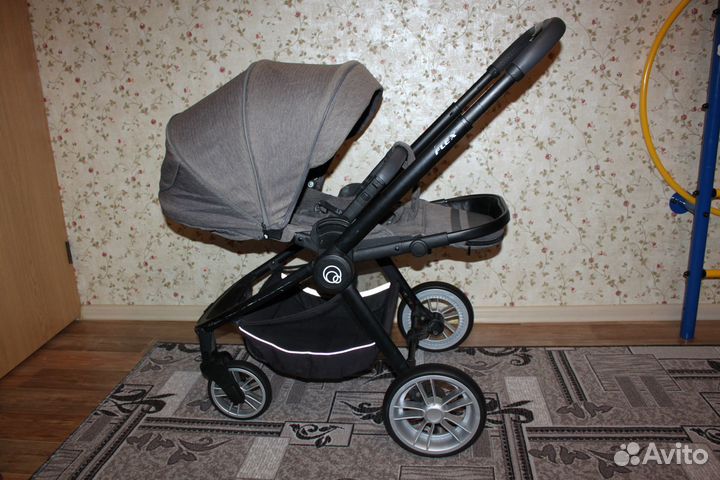 Детская коляска Rant Flex 2020 3 в 1 Moon Grey