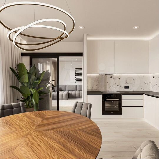 2-к. апартаменты, 55,6 м², 5/5 эт.