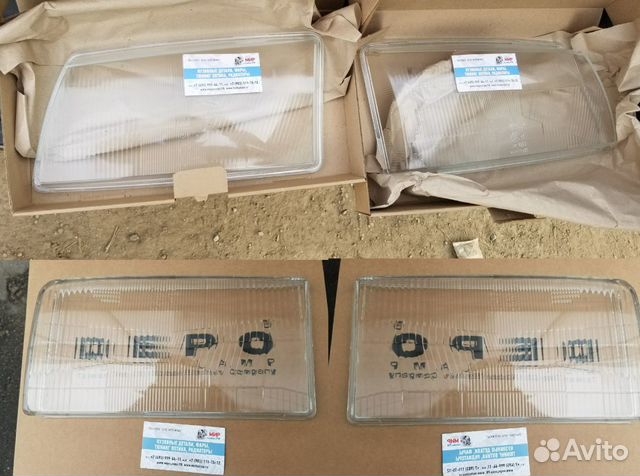 Стекло на фару Транспортер Т4 прямая T4 коса