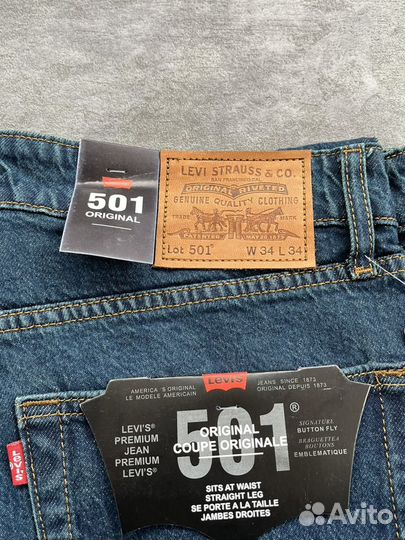 Levi's 501 Premium Ткань как мексиканская