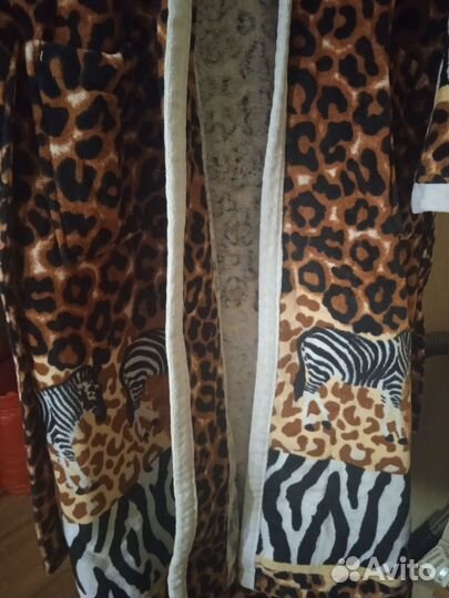 Халат махровый х/б, банный