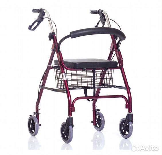 Ходунки для взрослых на колесах с сиденьем