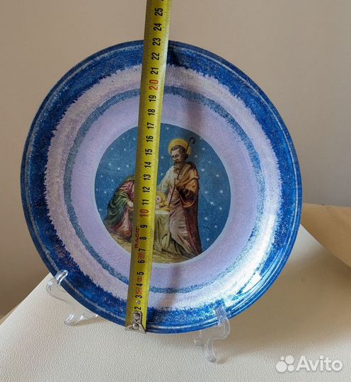 Декоративная тарелка Рождество Христово
