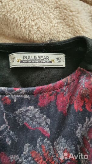 Pull and bear платье чёрное