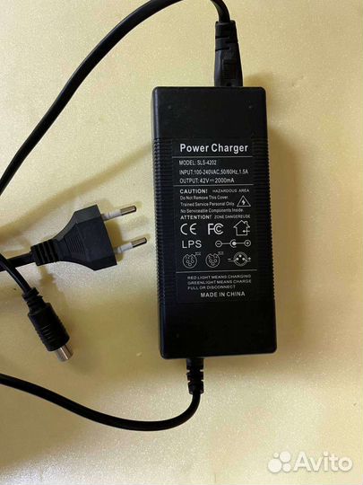 Блок питания зарядное з/у 12v 24v 36v 48v 60v 72v