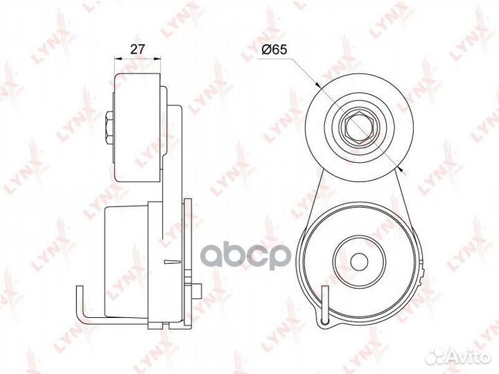 Натяжитель / приводной PT-3057 PT-3057 lynxauto