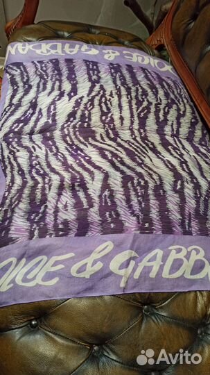 Платок dolce gabbana 90 шелк нат-ный шифон италия