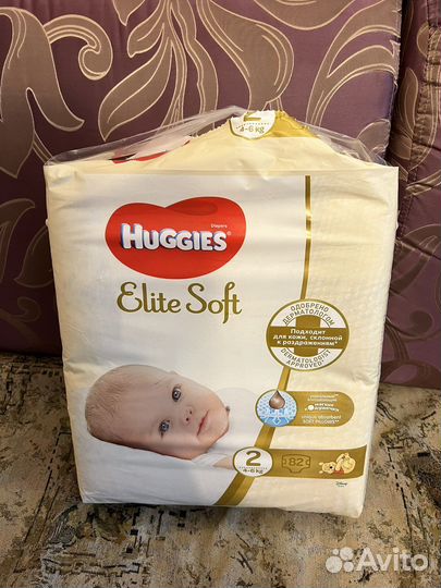 Подгузники pampers premium care 2 и huggies