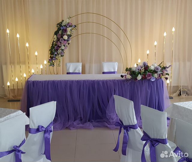 Оформление свадьбы и других мероприятий