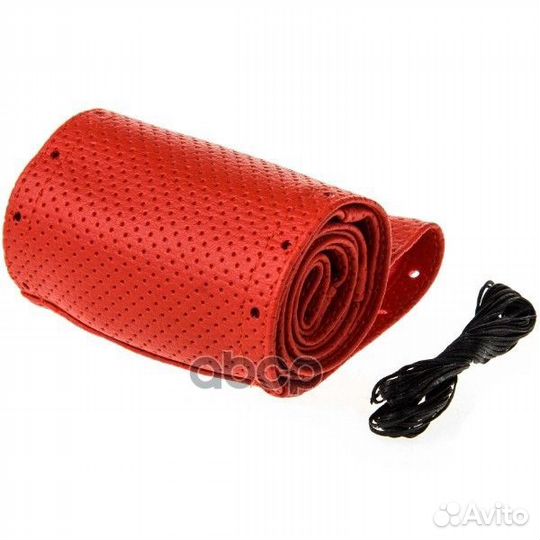 Оплетка skyway Corset M Красная экокожа S011024