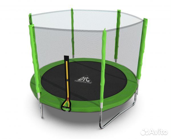 Батут сеткой DFC Trampoline Fitness 8FT-TR-LG