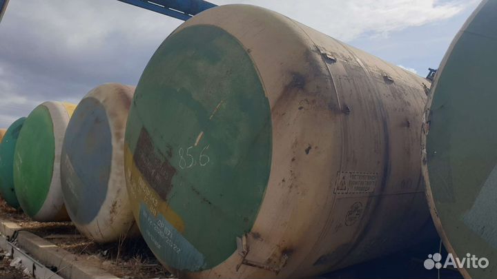 Жд 86 куб цистерна 75 м3 емкость бочка 50 пожарный