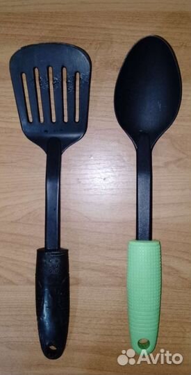 Тёрка, шумовки, поварешка, лопатка, ложки