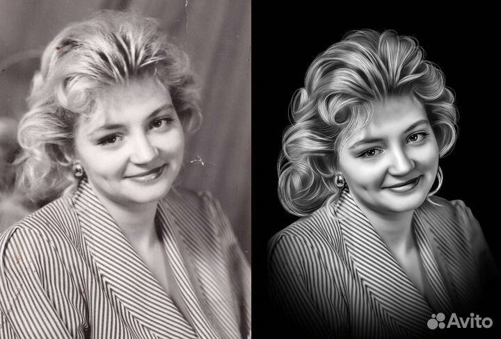 Реставрация фотографий, ретушь фото