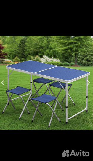 Стол складной туристический и 4 стула