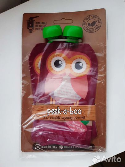 Многоразовые контейнеры для хранения детского пита