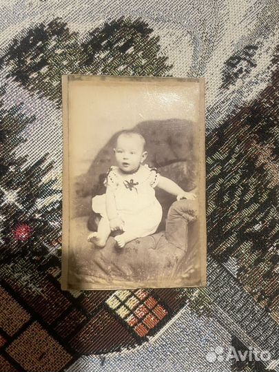 Антикварное фото малыш