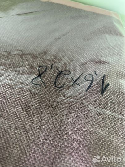 Ткань для штор блекаут, рогожка, лён