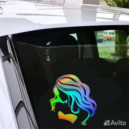 Наклейка виниловая оракал плоттерная резка логотип