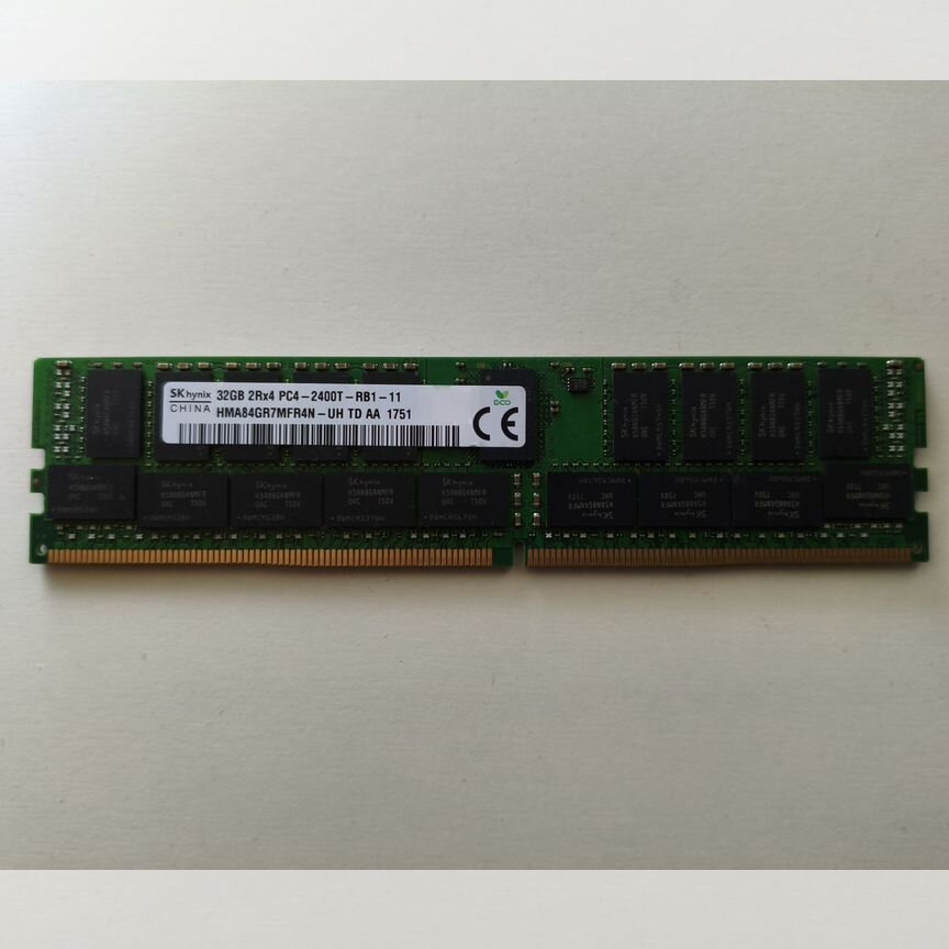 [PC4-2400] 32 Gb 2400 Mhz 2rx4 Rdimm Sk Hynix, Склад 7 Шт Pc4-2400