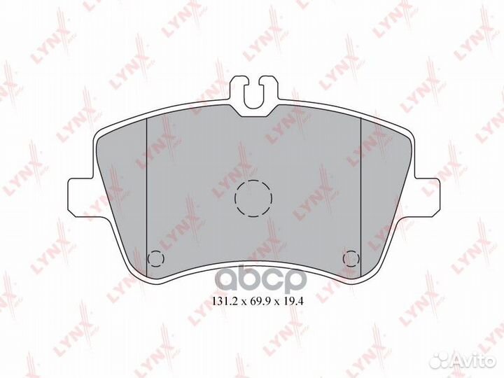 Колодки тормозные дисковые перед BD5317 LYN