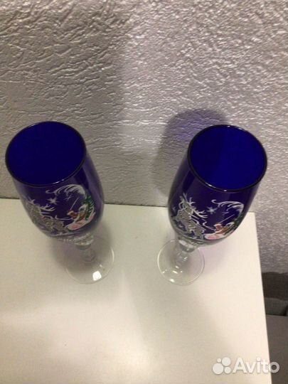 Бокалы для шампанского новогодние