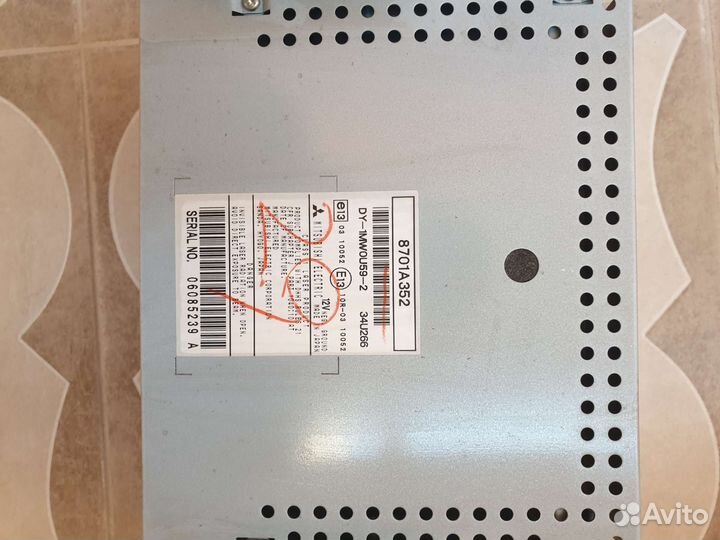 Магнитола на mitsubishi lancer 10