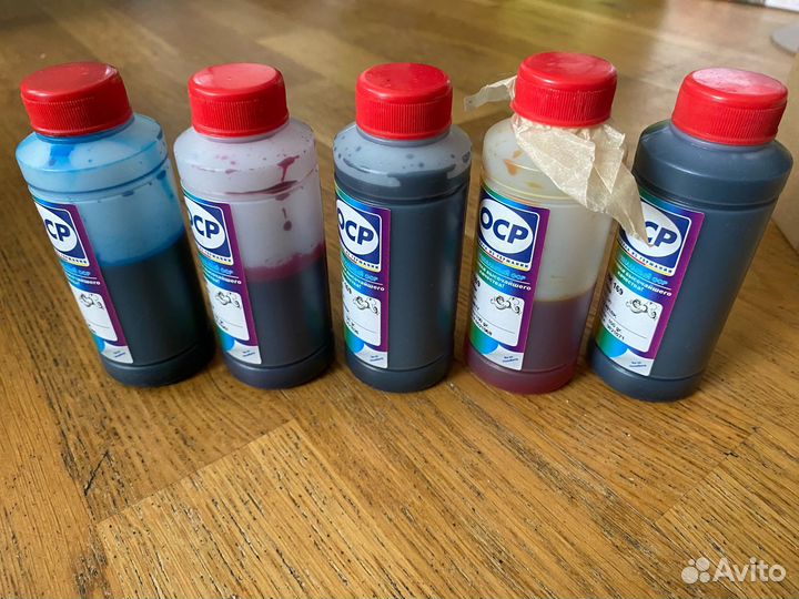 Чернила OCP для пятицветных Canon pixma