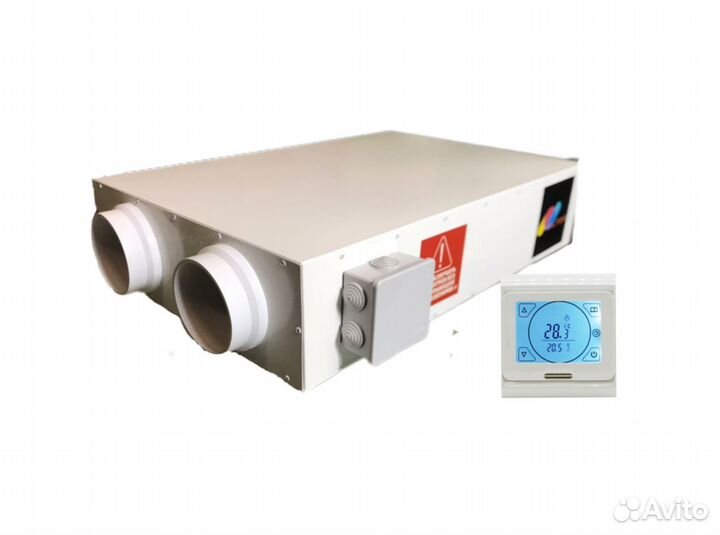 Приточно-вытяжная вентиляционная установка 200 м3