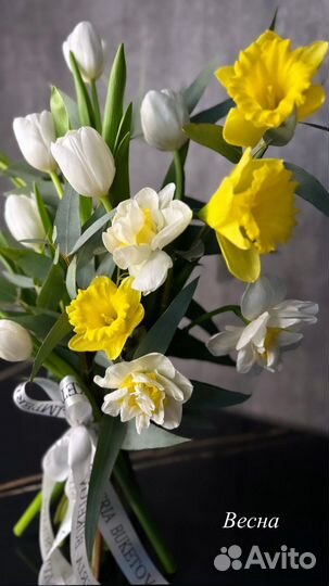 Букет цветов, букет на 14 февраля, букет на 8 март