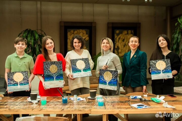 Творческие мастер классы по современной живописи