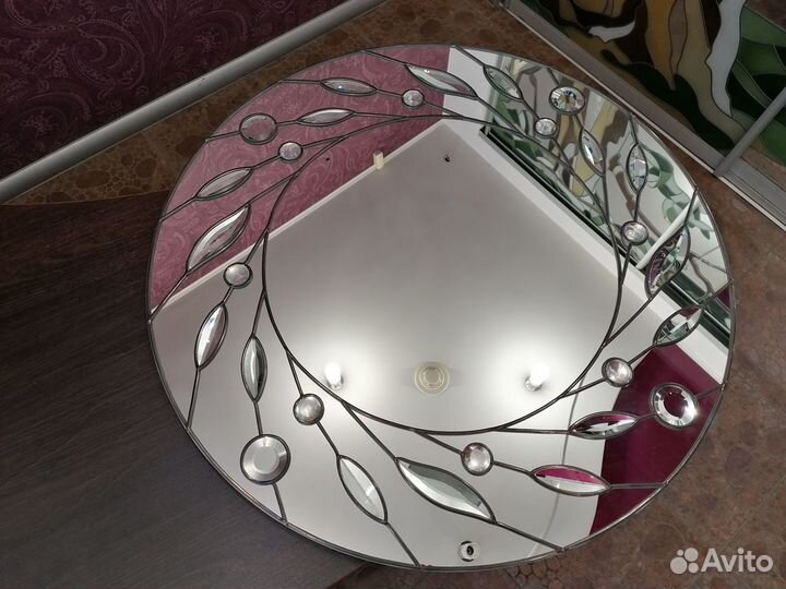 Зеркало витражное ручной работы