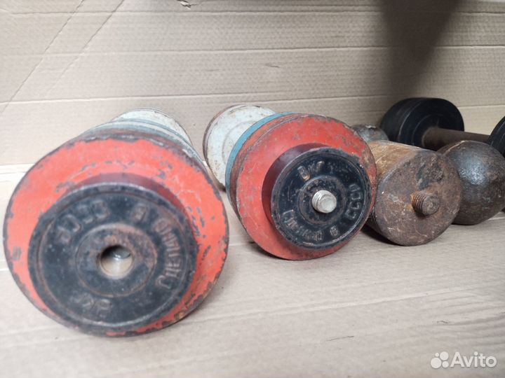 Продам гантели разные