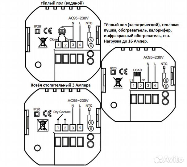 Регулятор температуры, терморегулятор с wifi