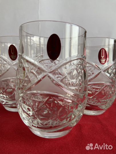 Набор стаканов хрусталь